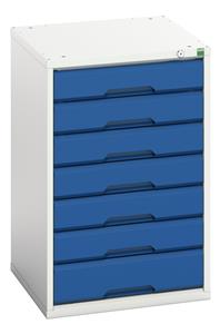 Verso 525Wx550Dx800H 7 Drawer Cabinet Bott Verso Drawer Cabinets 525 x 550  Tool Storage for garages and workshops 31/16925015.11 Verso 525 x 550 x 800H Drawer Cabinet.jpg